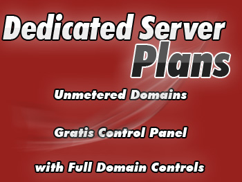 Low-cost dedicated web hosting package